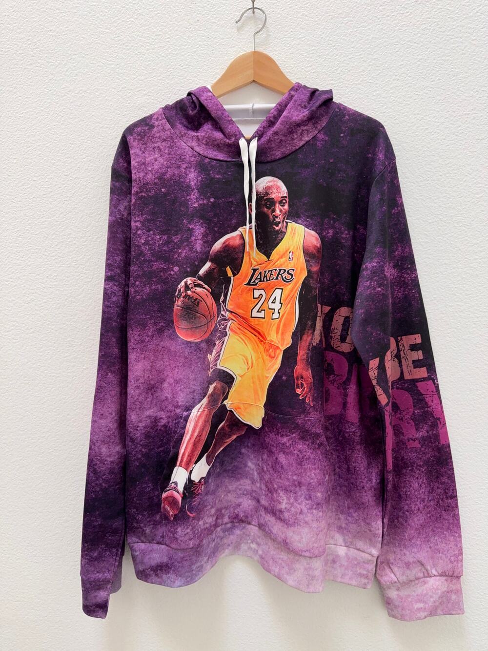 Kobe Bryant #24 Los Angeles Lakers 3D All Over Print Graphic Hoodie Tie Dye